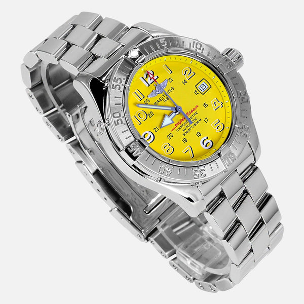 Breitling Superocean Automatic II Yellow Dial A17360 - NeoFashionStore