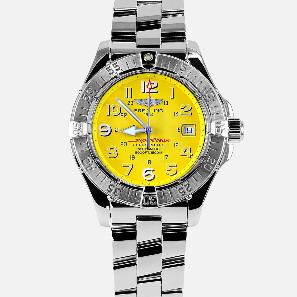 Breitling Superocean Automatic II Yellow Dial A17360 - NeoFashionStore