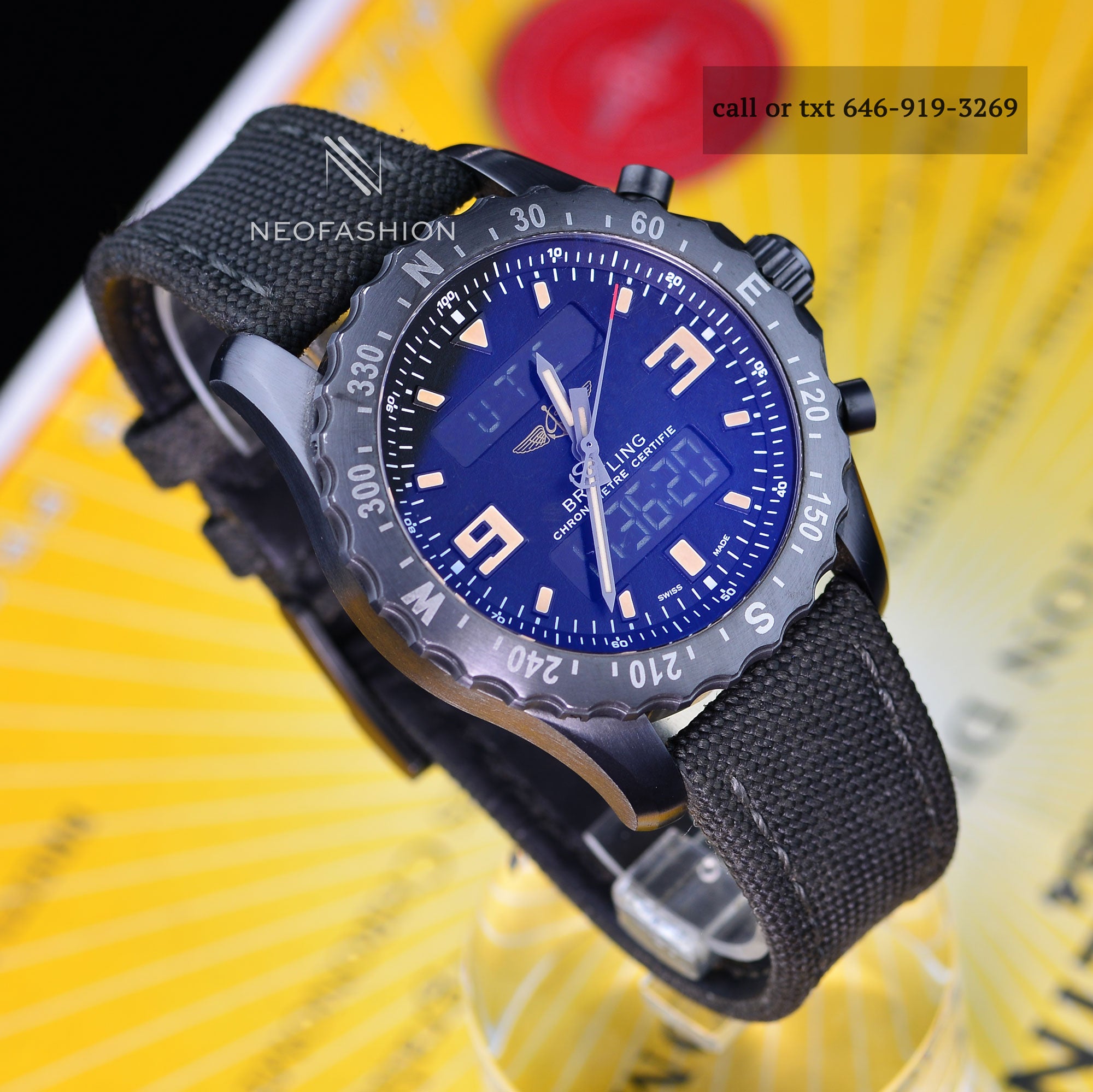 Breitling professional chronospace military clearance
