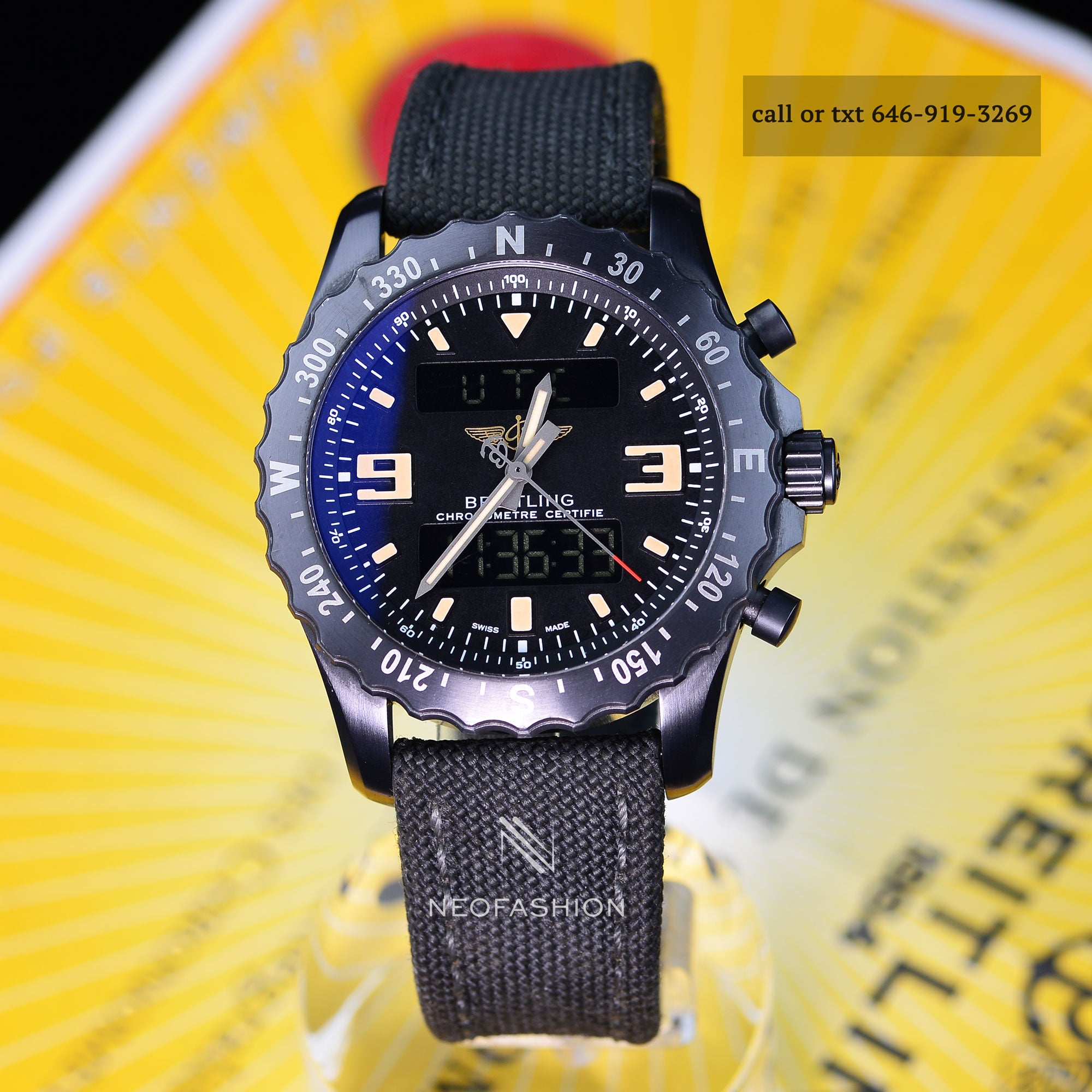 Breitling chronospace blacksteel on sale