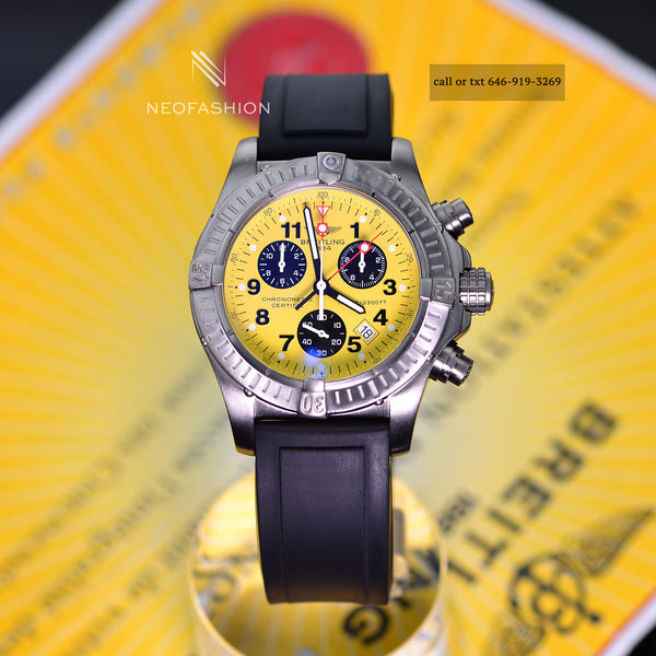 Breitling Chrono Avenger M1 Titanium Yellow Dial E73360