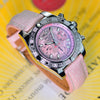 Breitling Chronomat B01 41mm Pink MOP Dial Diamond Bezel Limited 100pcs AB0140