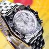 Breitling Chronomat B01 44mm White Dial Stainless Steel AB0110