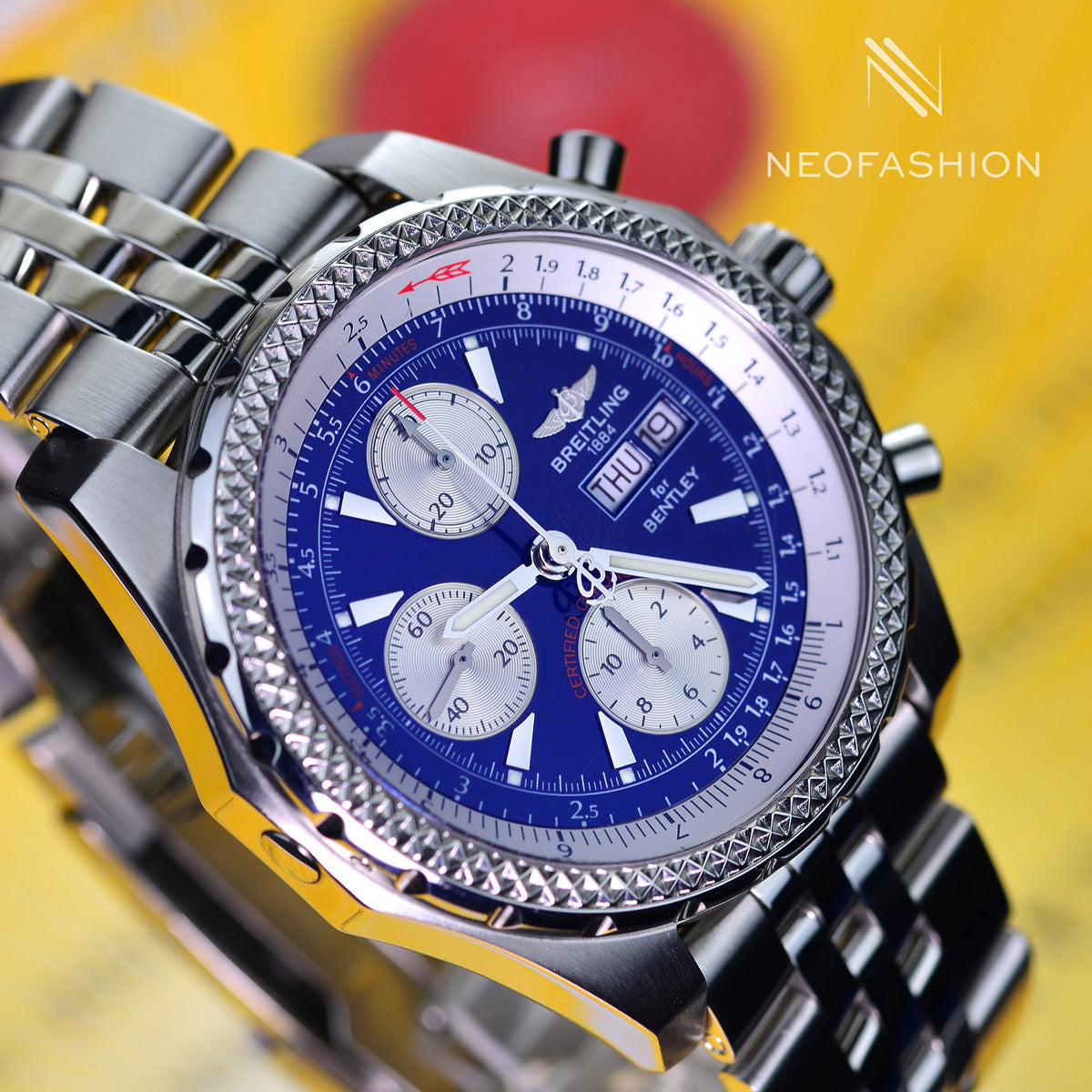 Breitling Bentley GT Continental Blue Dial Mens Watch A13363 - DAN R 