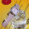 Breitling Callistino 18K Gold/SS Ladies Pink Mother Of Pearl Dial B72345
