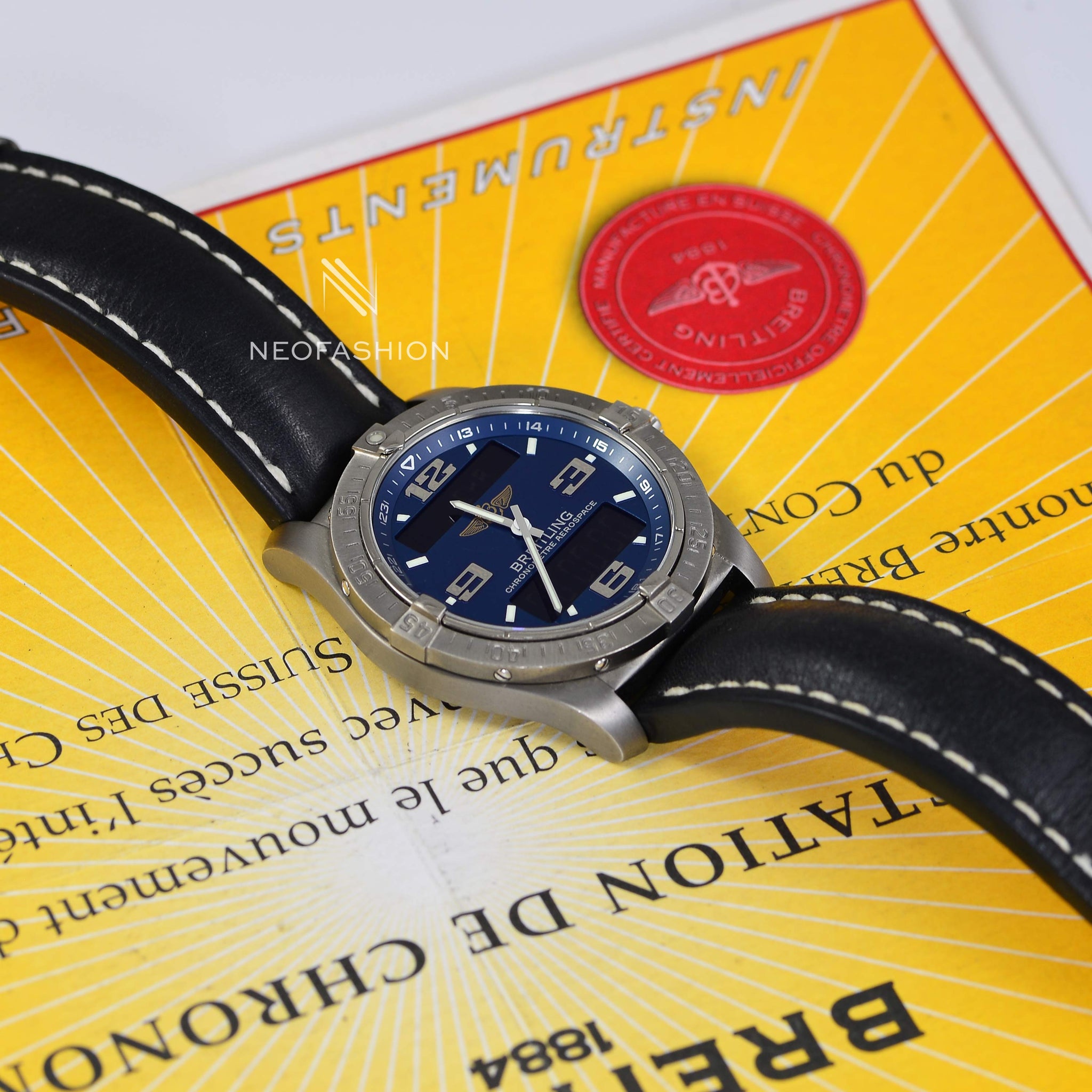 Breitling Aerospace Avantage Titanium Blue Dial E79362 Dan R