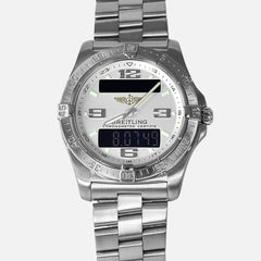 BREITLING aerospace avantage グレー Breitling Aerospace Titanium Chronometer Gray Dial E75362
