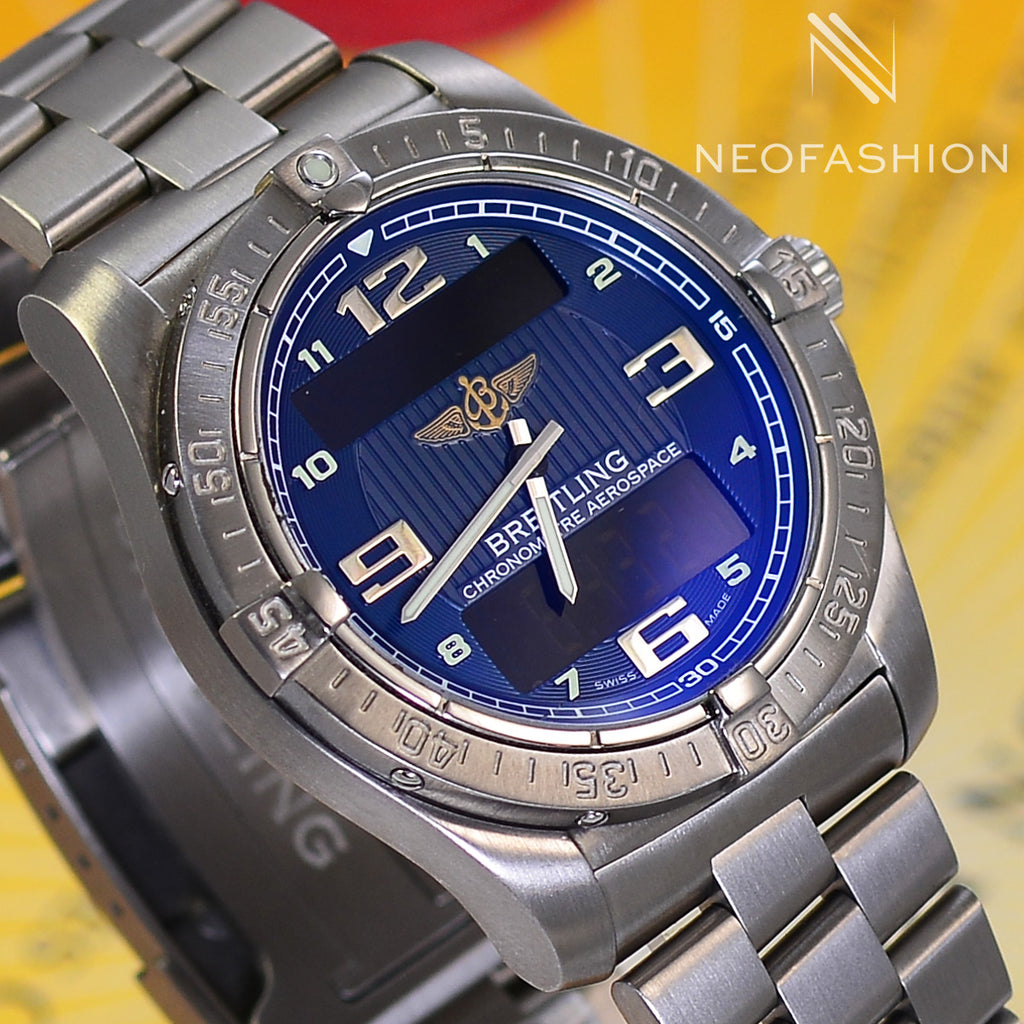 Breitling Aerospace Avantage Titanium Blue Dial E79362 - NeoFashionStore