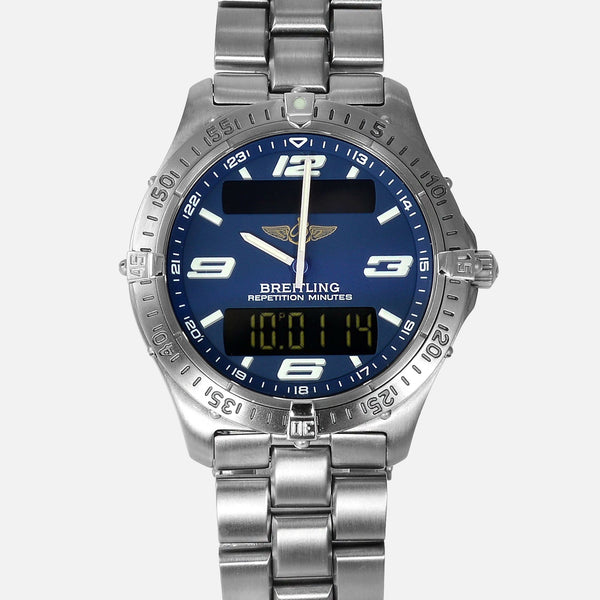 Breitling Aerospace Titanium Blue Dial E65362 - NeoFashionStore