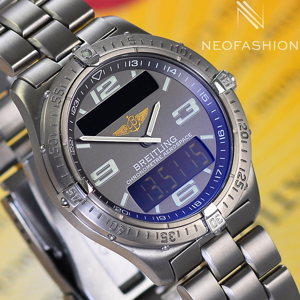 Breitling Aerospace Titanium Chronometer Gray Dial E75362 - NeoFashionStore
