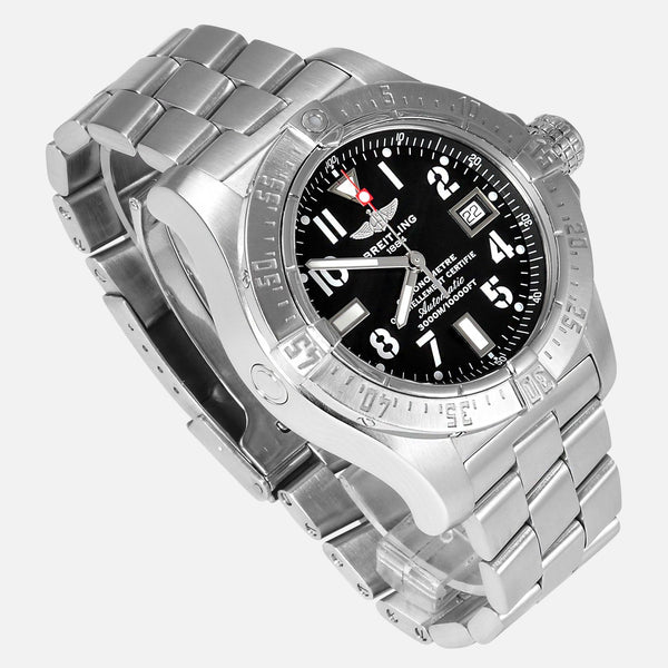 Breitling Avenger Seawolf 45 Black Dial Reference A17330 - NeoFashionStore