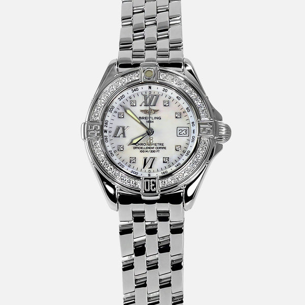 Breitling B-Class Ladies VVS Diamond Bezel A67365 - NeoFashionStore