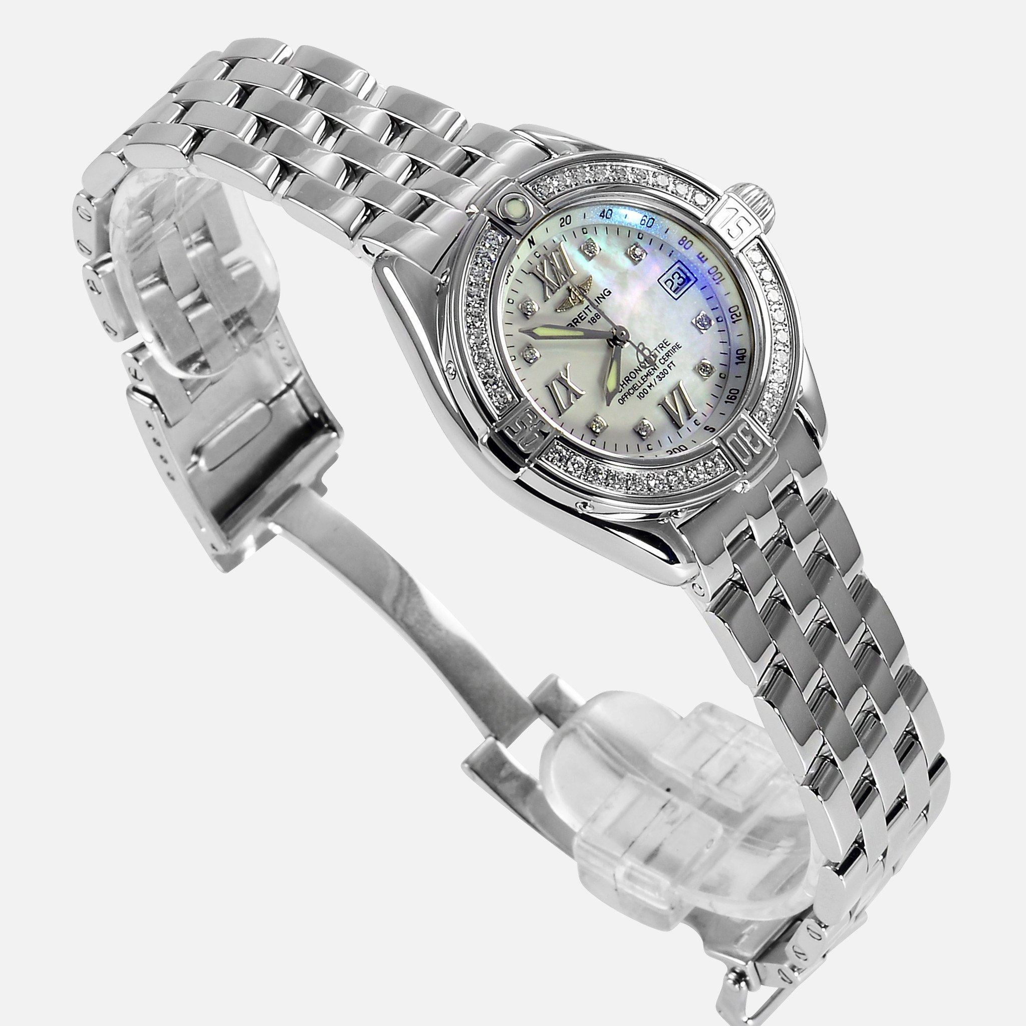 Breitling B Class Ladies VVS Diamond Bezel A67365 Alex A