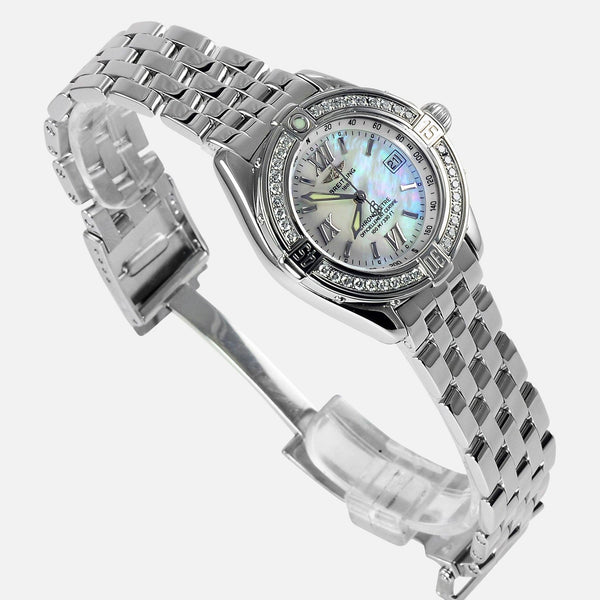 Breitling B-Class Ladies Chronometer VVS Diamond Bezel A67365 - NeoFashionStore
