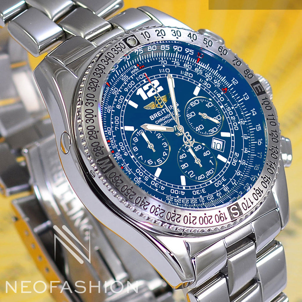 Breitling B2 Chronograph Blue Dial Automatic Reference A42362