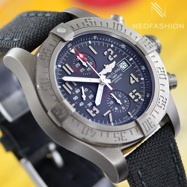Breitling Chrono Avenger Bandit Titanium Gray Dial Watch E13383