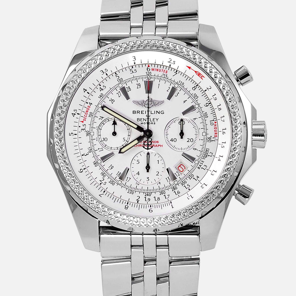 Breitling For Bentley Motors Special Ed. White Dial A25362 - NeoFashionStore