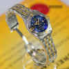Breitling Cockpit Lady 18K Gold/SS Blue Diamond Dial Watch B71356