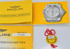 Breitling Cockpit Lady 18K Gold/SS Blue Diamond Dial Watch B71356