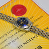 Breitling Cockpit Lady 18K Gold/SS Blue Diamond Dial Watch B71356