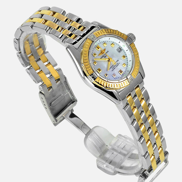 Breitling Callistino 18k Gold/SS Ladies Chronometer MOP D72345 - NeoFashionStore