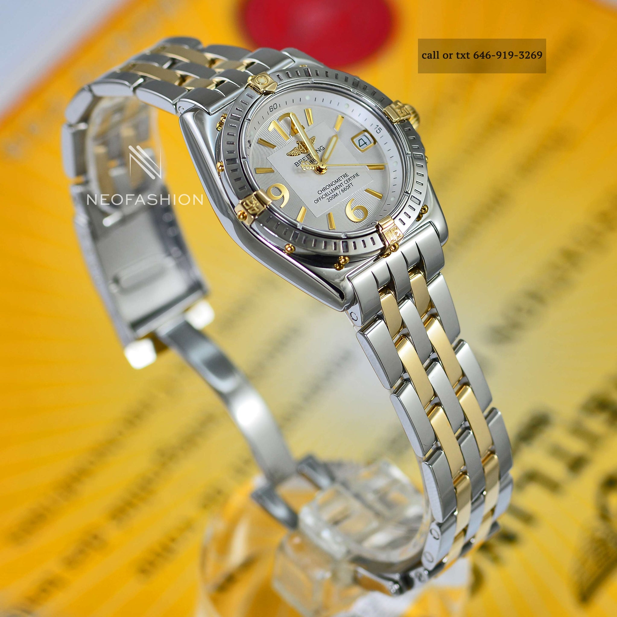 Breitling Starliner Ladies Factory Diamond Bezel Diamond Dial C71340 Alex A