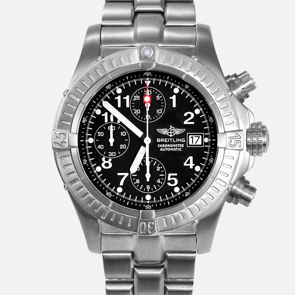 Breitling Chrono Avenger Titanium Black Dial E13360 - NeoFashionStore