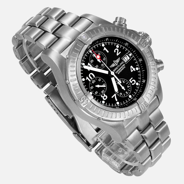 Breitling Chrono Avenger Titanium Black Dial E13360 - NeoFashionStore