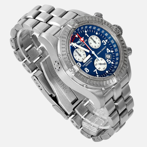 Breitling Chrono Avenger M1 Titanium Blue Dial E73360 - NeoFashionStore