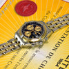 Breitling Chronomat 18K Gold & Steel Black Dial D13352﻿