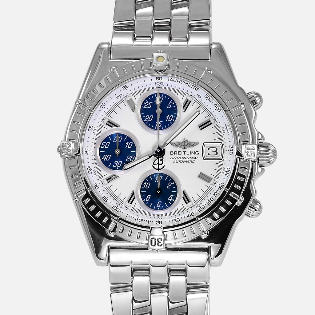 Breitling Chronomat GT Stainless Steel White Dial A13050 - NeoFashionStore