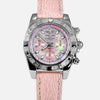 Breitling Chronomat 41mm Pink Dial Diamond Bezel Limited 100pcs AB0140 - NeoFashionStore