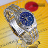 Breitling Chronomat 18K Gold & Steel Blue Dial B13048﻿