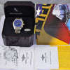 Breitling Chronomat 18K Gold & Steel Blue Dial B13048﻿