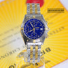 Breitling Chronomat 18K Gold & Steel Blue Dial B13048﻿