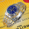 Breitling Chronomat 18K Gold & Steel Blue Dial B13048﻿
