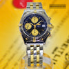 Breitling Chronomat 18K Gold & Steel Black Dial B13050﻿