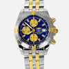 Breitling Chronomat Evolution 18K Gold/SS Blue Dial B13356 - NeoFashionStore