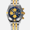 Breitling Chronomat Evolution 18K Gold/SS Blue Dial B13356 - NeoFashionStore