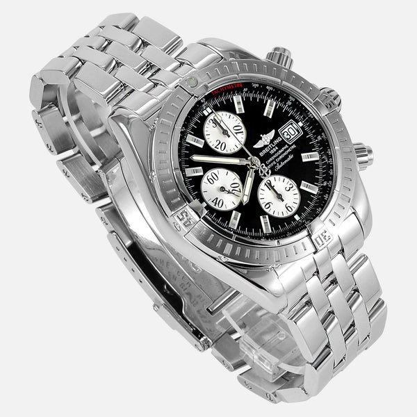 Breitling Chronomat Evolution Black Dial A13356 - NeoFashionStore