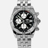 Breitling Chronomat Evolution Black Dial Diamond Bezel A13356 - NeoFashionStore