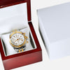 Breitling Chronomat Evolution 18K Rose Gold/SS White Dial C13356 - NeoFashionStore