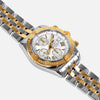 Breitling Chronomat Evolution 18K Rose Gold/SS White Dial C13356 - NeoFashionStore