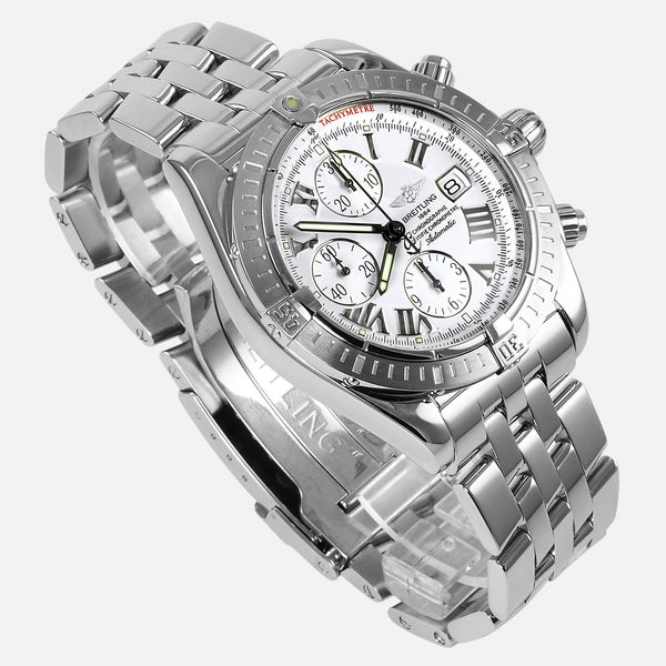 Breitling Chronomat Evolution White Dial A13356 - NeoFashionStore