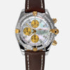 Breitling Chronomat Evolution 18K/SS Diamond Bezel & Pearl Diamond Dial B13356 - NeoFashionStore