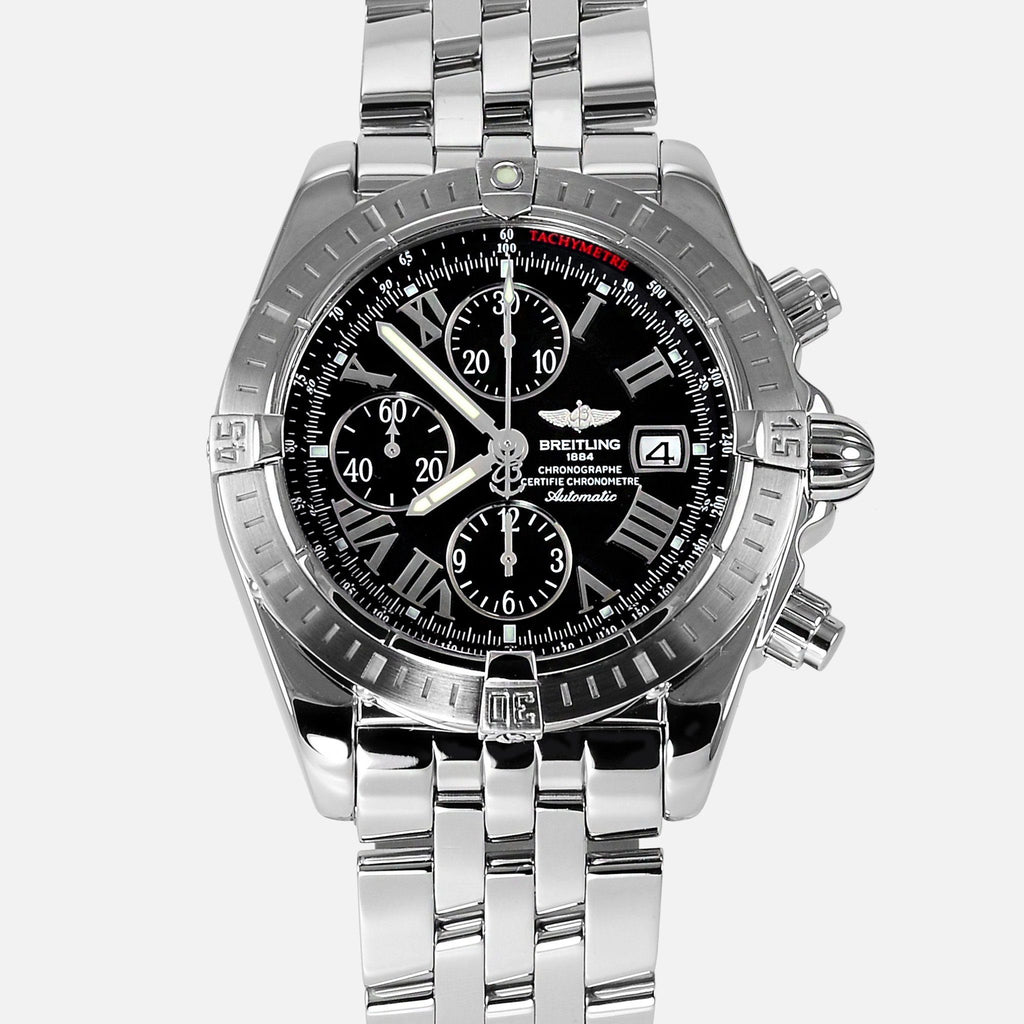 Breitling Chronomat Evolution Black Dial A13356 - NeoFashionStore