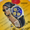 Breitling Chronomat GT 18K Gold & Stainless Steel Blue Dial B13050﻿