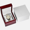 Breitling Chronomat 18K Gold/SS Cream Dial B13050 - NeoFashionStore