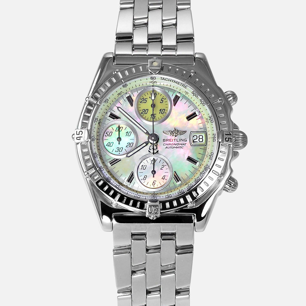 Breitling Chronomat GT MOP Dial Stainless Steel A13050 - NeoFashionStore