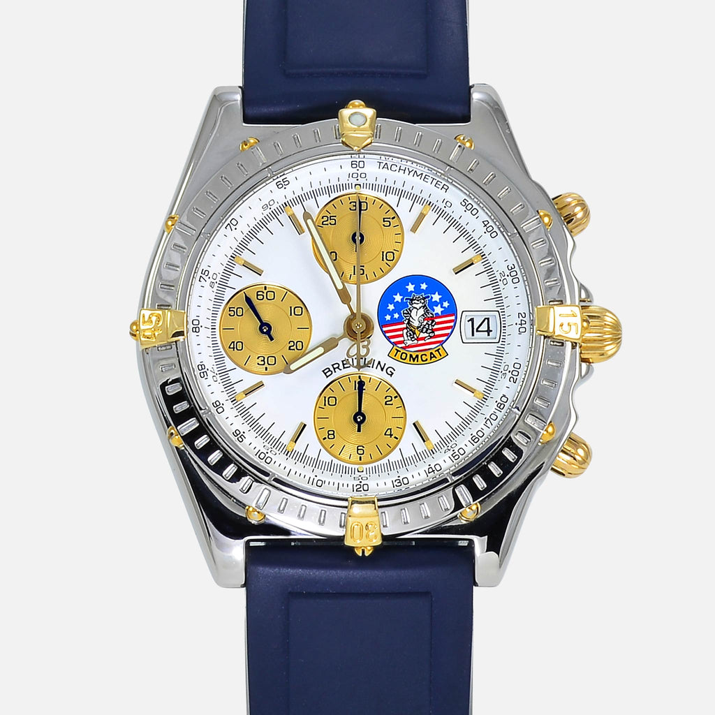 Breitling Chronomat Tomcat Limited 250 pcs. 18K Gold/SS B13050 - NeoFashionStore